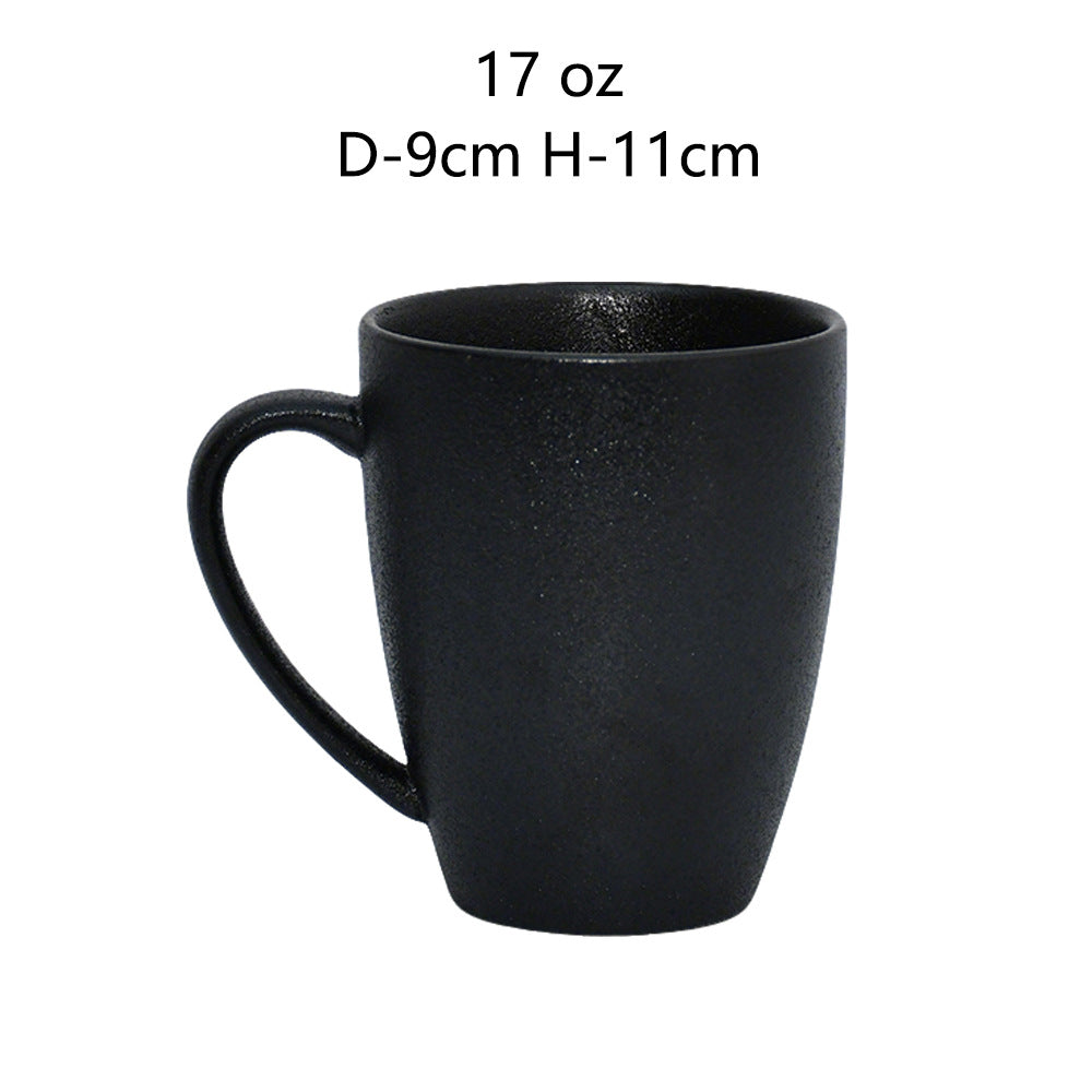 ceramic black plates bowl dinnerware Set of 4 set of 16Set