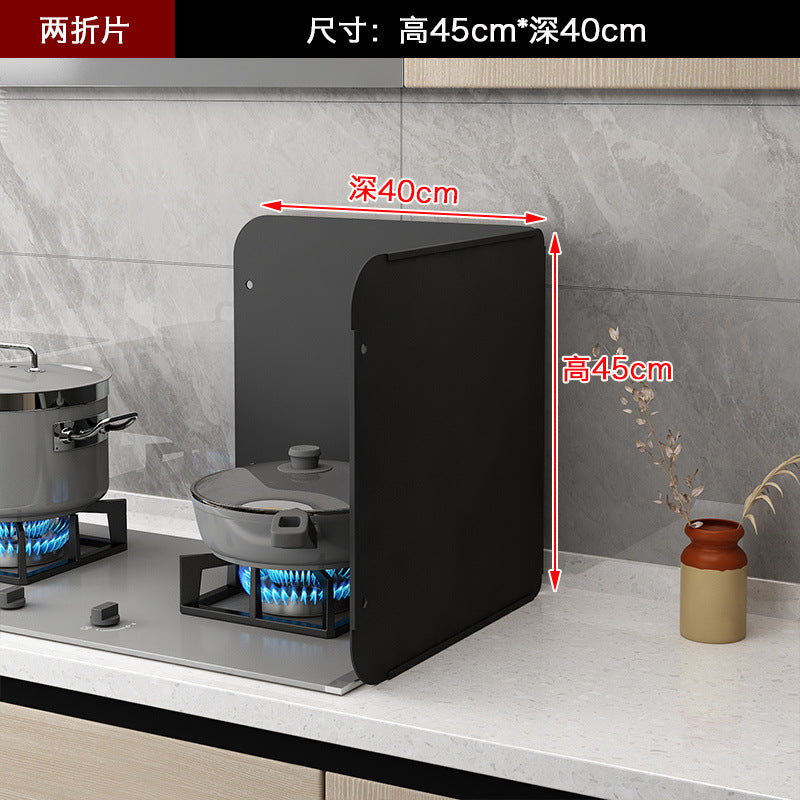 Kitchen Oil-Proof Baffle Stove Gas Stove Heat Insulation Board Foldable Storage Thickened Waterproof Fireproof High-Temperature Oil-Proof Board