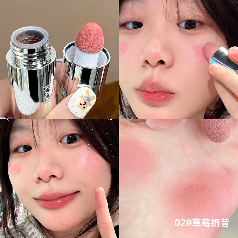 KAKE Velvet Liquid Blush Brightening Natural Korean Style Low Saturation Matte Blush Stick Affordable for Students