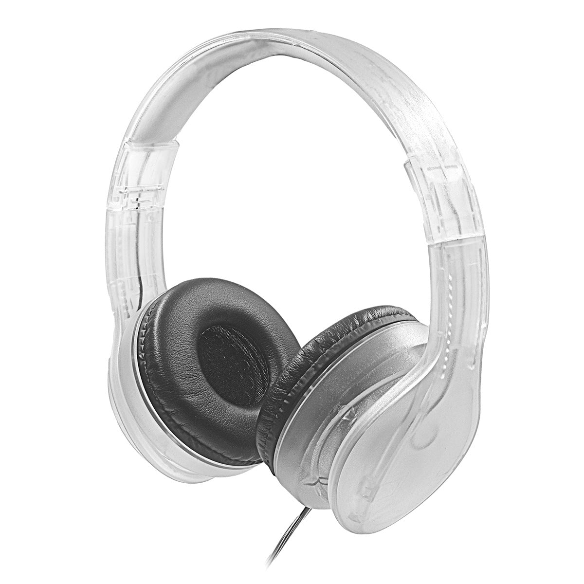 Cross-border New Transparent Headset Bluetooth Earphones Wired Gaming Bluetooth Earphones Noise Cancelling Headset
