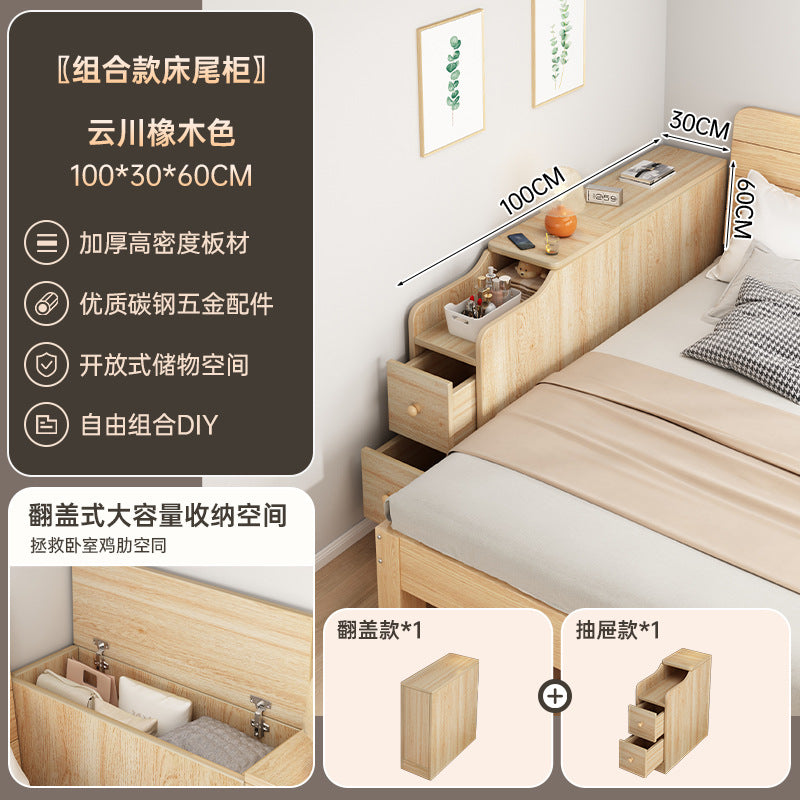 Narrow Bedside Cabinet Bed End Cabinet Wall-Mounted Long Storage Cabinet Shelf Simple Bedroom Gap Bedside Storage Narrow Cabinet