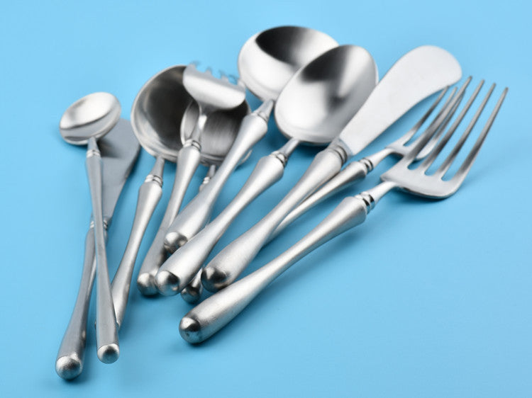 Slim Waist Knife, Fork, Spoon Export Japanese Daily Necessities Tableware Life304Western-style Stainless Steel Cutlery Set spoon