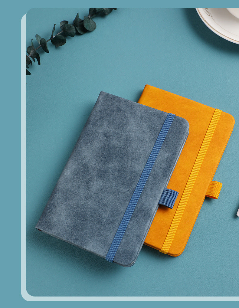 In-stock Cross-border Amazon A6Business Office Notebook Journal Internet Celebrity Planner Student Simple Strap Notebook