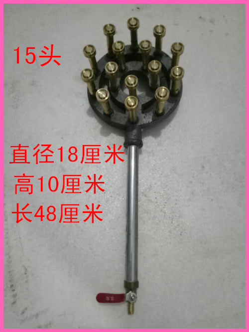 Commercial High-Heat Stove Burner Gas Single Stove Tabletop Restaurant Gas Stove High-Pressure Liquefied Gas Biogas Natural Gas Stove Burner