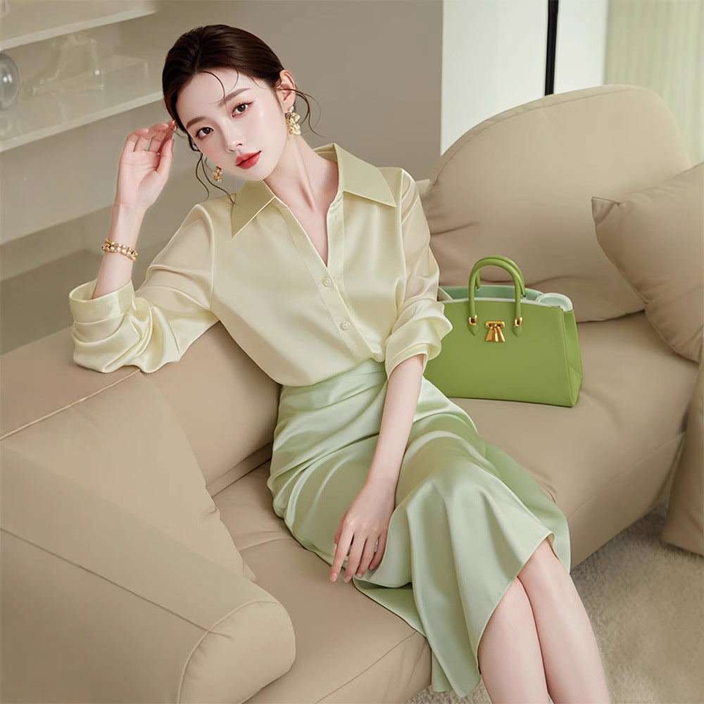 Early Autumn Matching Set Autumn Outfit Elegant Little Chanel Style2025New high-end fashion skirt set for women