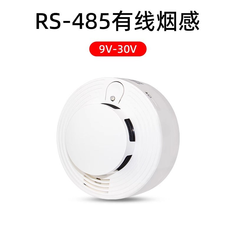 Wired Smoke Alarm Connected220V12V Ceiling-mounted for home use3C Fire Safety Certification485Smoke Sensor Detector