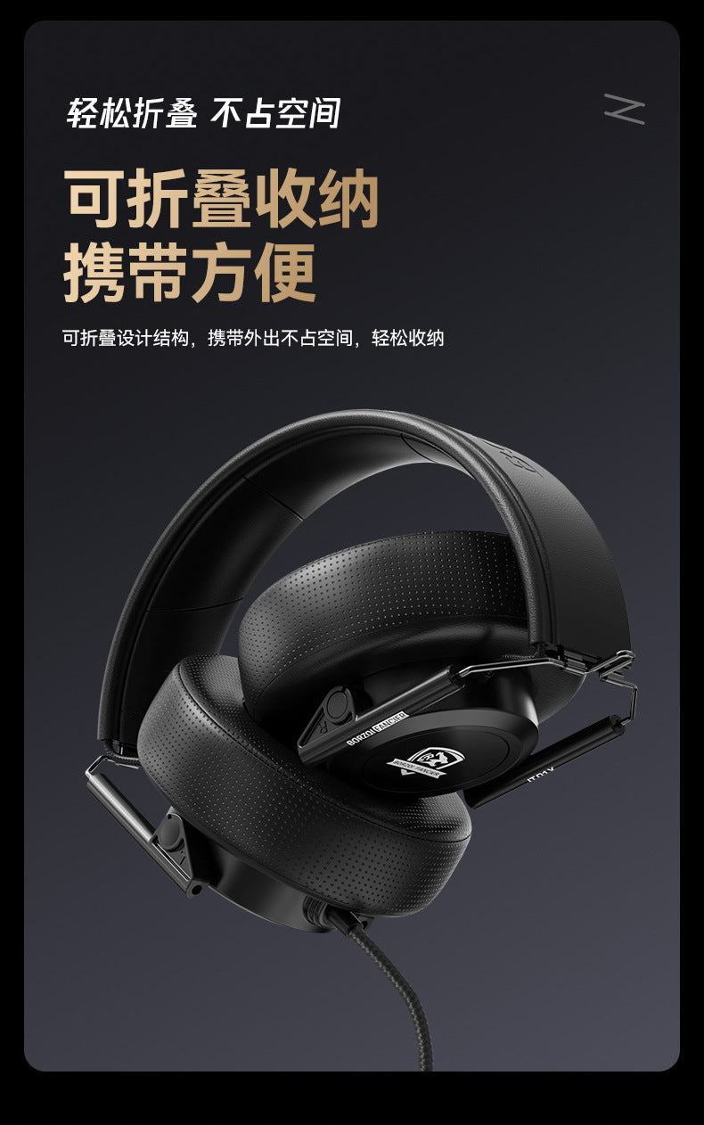 New Wolfhunter Model JT01x Over-Ear Monitoring Headphones Entry-level Movie Music Foldable Private Model Headphones In Stock