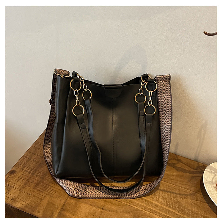 Women's two-piece large capacity bag set2024New Fashion Commuting Handbag Simple Casual Shoulder Tote Bag for Women