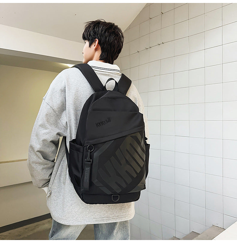 Cross-border Trade Casual Backpack Trendy Letter Waterproof Backpack Large-capacity outdoor travel high-value backpack http://detail.1688.com/offer/972131324440.html