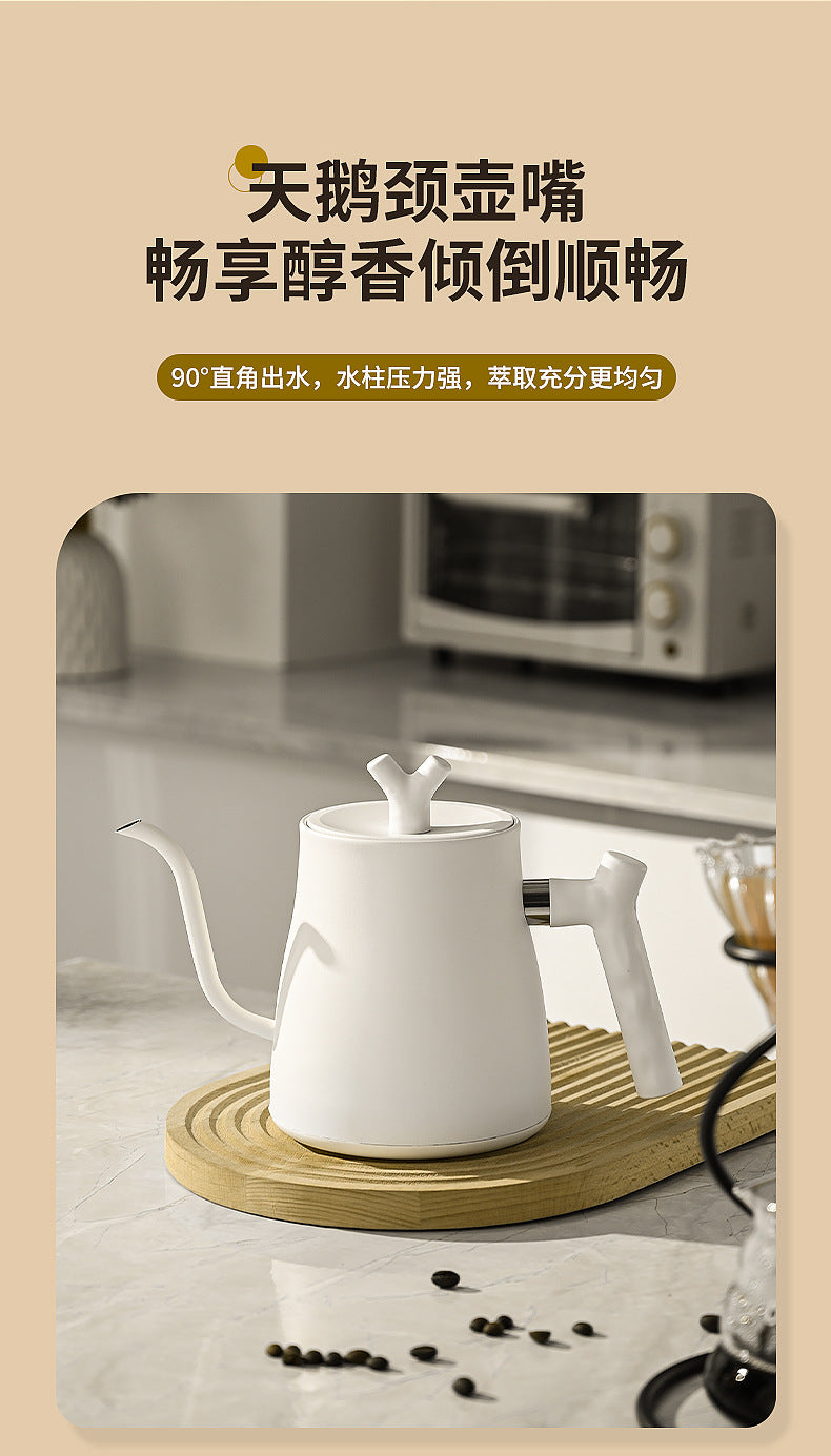Cross-border Infinite Knob Temperature Control Pour-over Coffee Pot304Stainless Steel Electric Kettle Electric Kettle