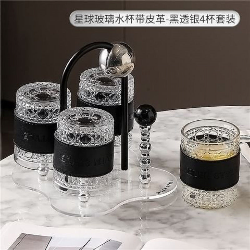 New Cup Set for Home Living Room Tea Cups Cream Style Housewarming Cups High-End Feel