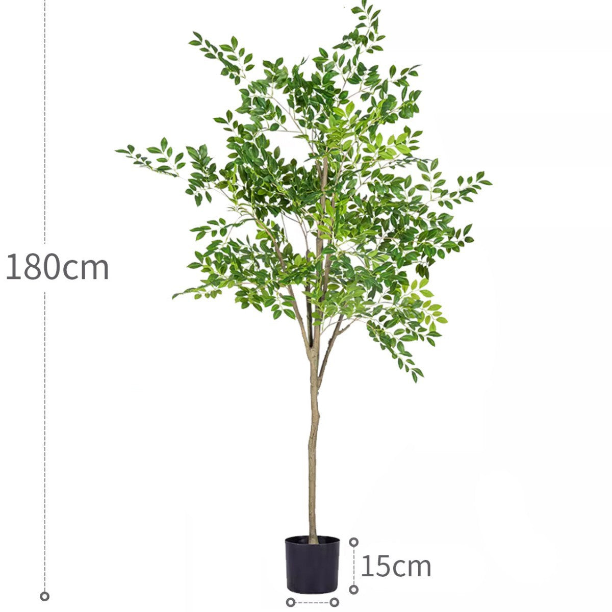 High-End Artificial Green Plant Elm Money Tree Banyan Tree Large Floor Plant Indoor Living Room Atmosphere Fake Tree Landscaping Decoration
