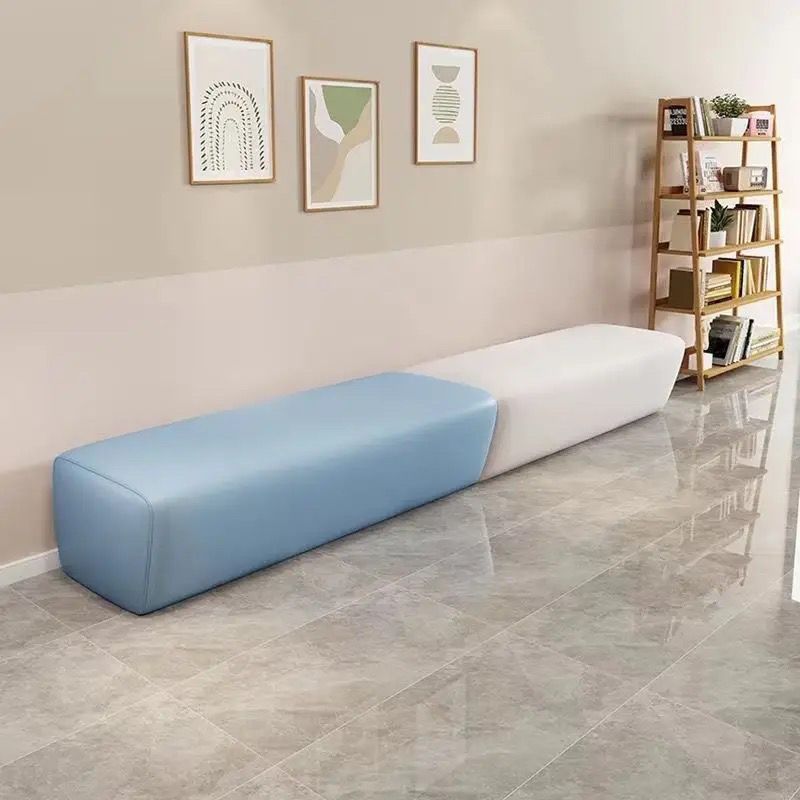 Early Education Training Institution Waiting Leisure Rest Area Hair Salon Parent Reception Small Shoe Changing Long Sofa Set