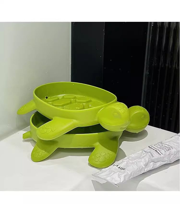 Green Little Turtle Soap Box Cartoon Soap Box Dormitory Bathroom High-end Draining Soap Box Creative Soap Box Manufacturer