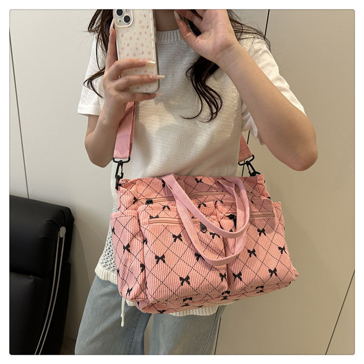 2025Summer New Simple Fashion Underarm Tote Bag This Year's Trendy Retro Commuter Shoulder Bag for Women