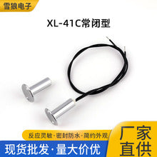 Snow Wolf Door and Window Magnetic Sensor Surface Mount Induction Detector Household Reed Switch Door Magnetic Alarm Normally Closed