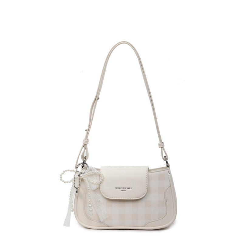 Cross-border high-end trendy underarm bag small square bag for women2025New Handbag Trendy Fashion Versatile Shoulder Bag