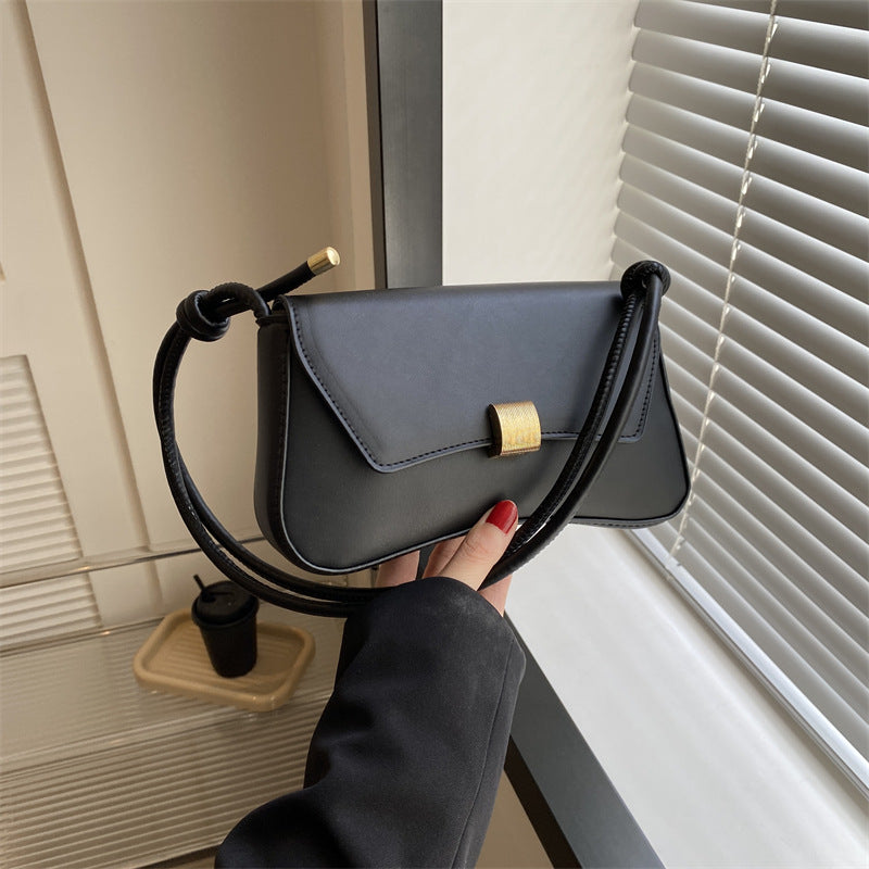 Trendy Women's Shoulder Crossbody Bag Small Square Bag2024Spring new style simple retro hand-held underarm bag