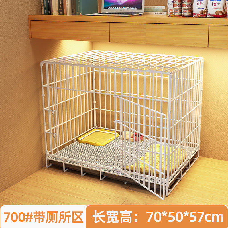 Pet Fence Dog Cage Small Dog Household Indoor Fence Space-Saving Dog House Dog Bed Toilet Cat Cage Cat Villa