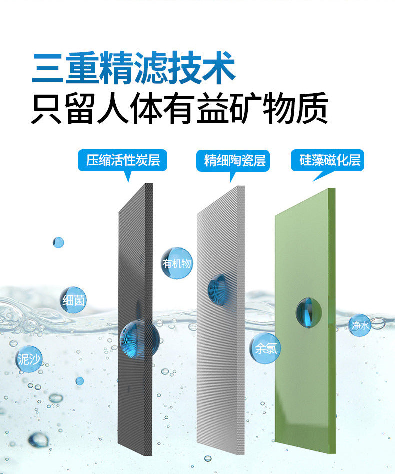Yikai Steve Household Kitchen Filter Stainless Steel Countertop Direct Drinking Water Purifier Faucet Filter