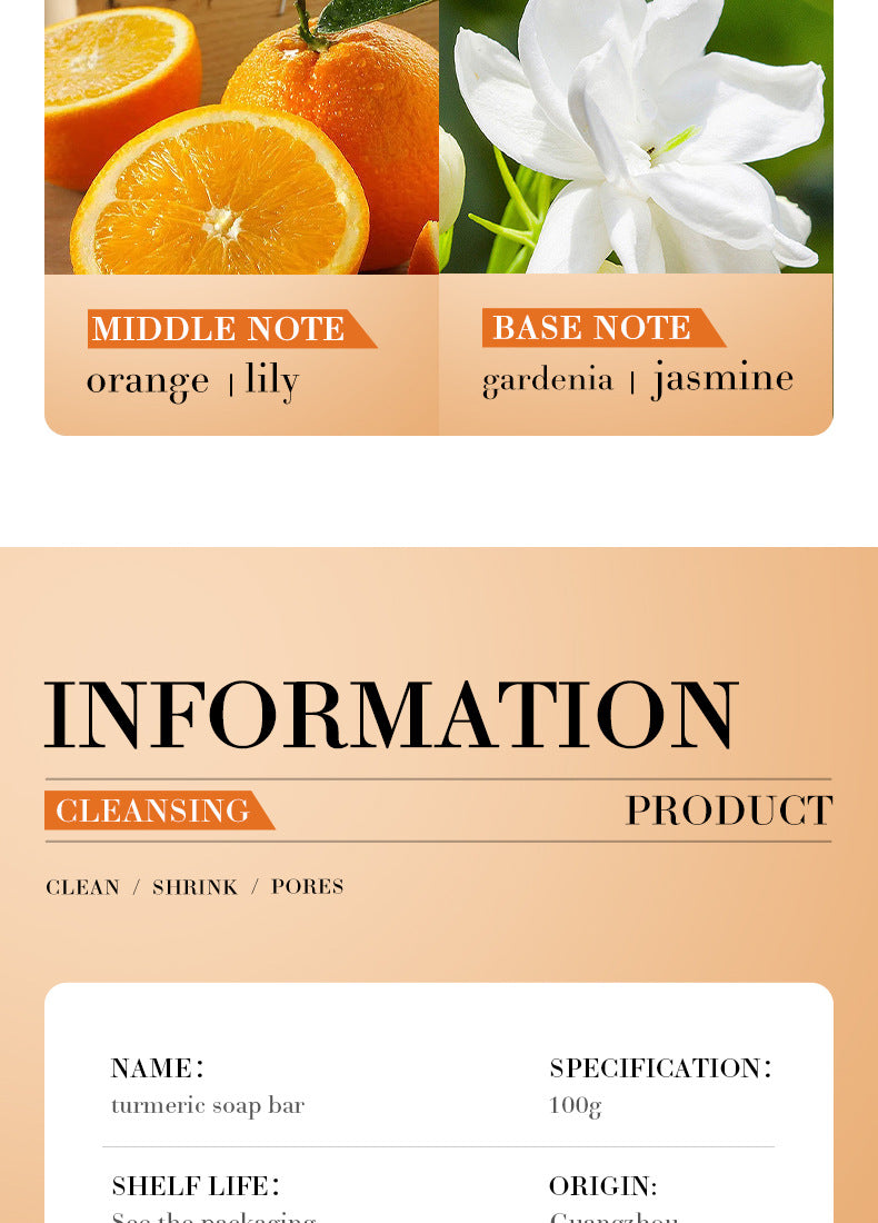 Full English Turmeric Skincare Set SADOER Cleansing, moisturizing, hydrating five-piece set for cross-border foreign trade wholesale