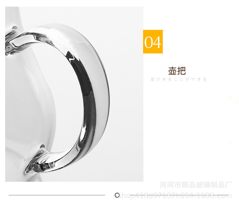 Manufacturer Wholesale Glass Teapot Stainless Steel Filter Inner Liner Flower Tea Brewing Teapot Electric Ceramic Stove Heating Tea Kettle