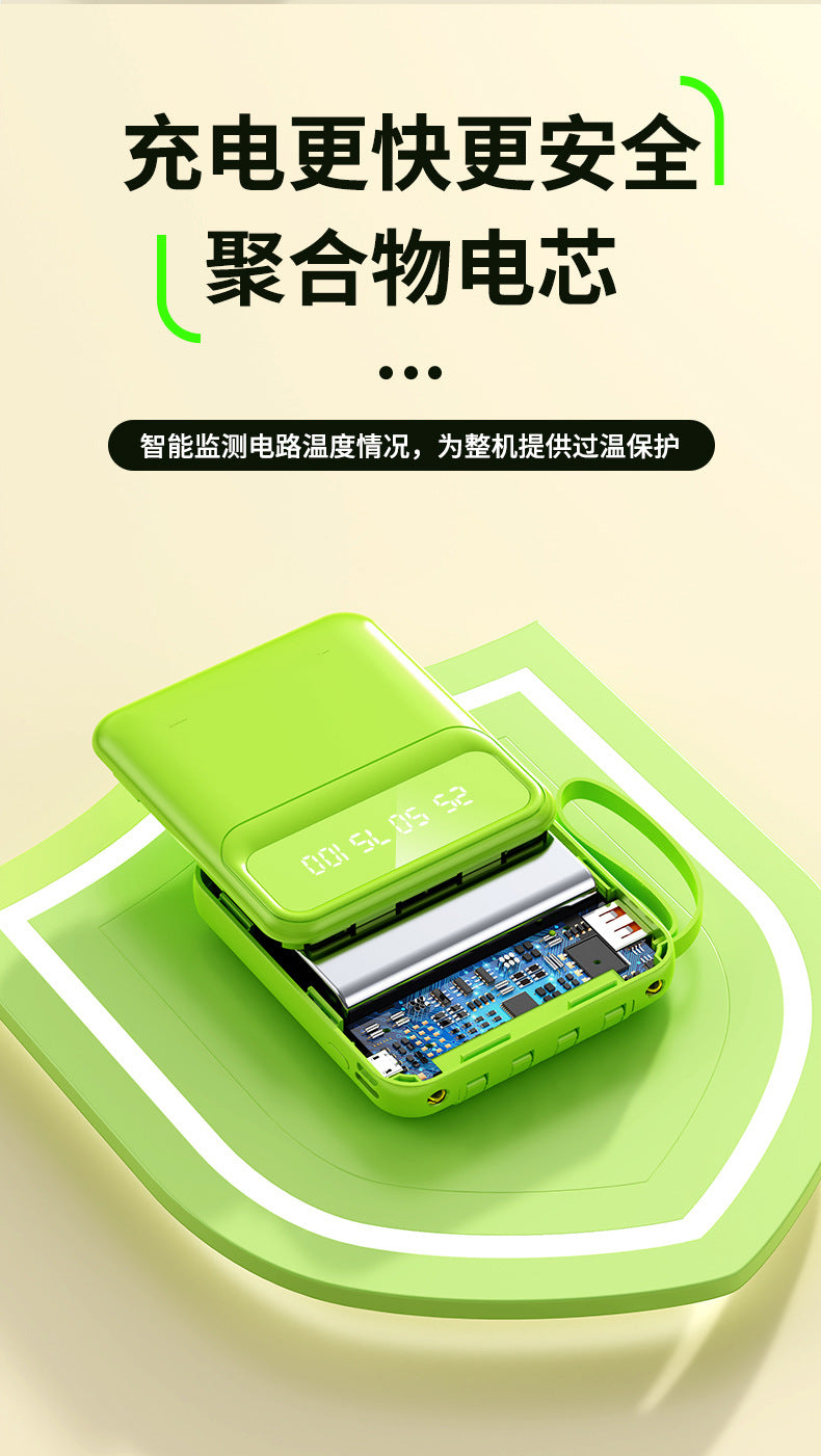 Cross-border wholesale mini power bank3c Authentication20000mAh Large Capacity Power Bank Gift Printing logo