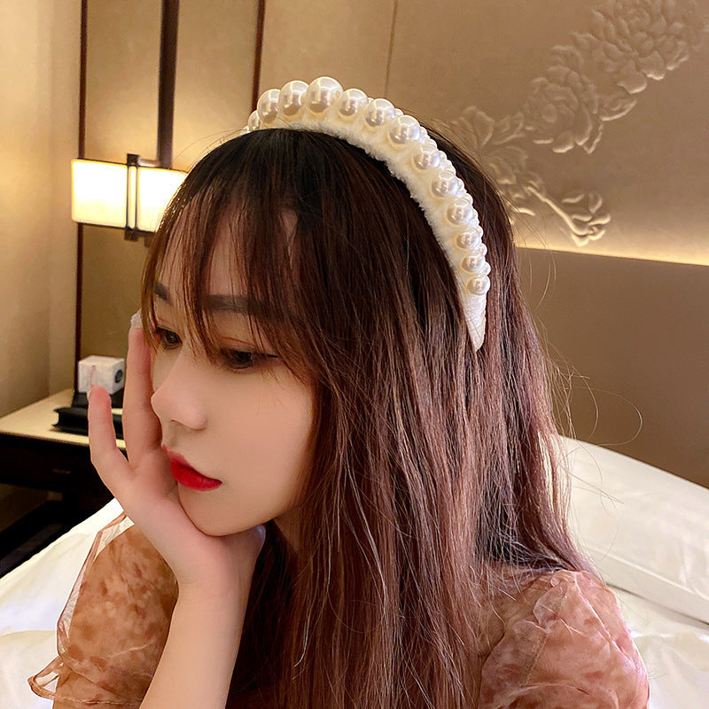 Super Fairy Sweet Cream Headband Internet Celebrity High Crown Face Washing Headband Fashionable Versatile Light Luxury Elegant Hair Accessories Wholesale