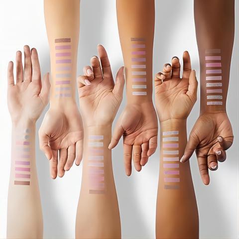 Capel Ice Cream Nine-Color Eyeshadow Palette Pearlescent Matte Rose Palette Under-eye Blush Oat Milk Tea Earth Pure Desire
