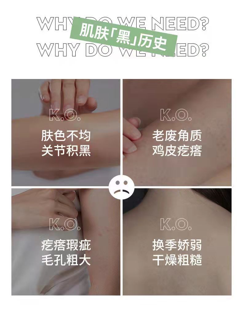 Yinmei Avocado Scrub Body Scrub Exfoliating Skin Care Moisturizing Care TikTok Hot Sale Wholesale