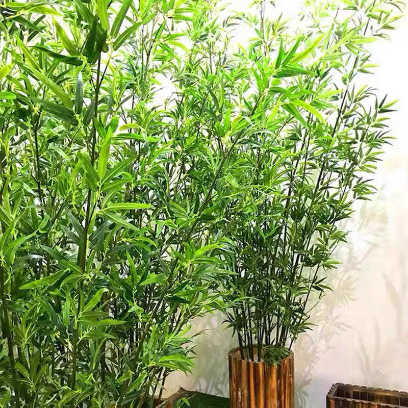 Artificial Bamboo Fake Bamboo Hotel Restaurant Home Indoor Partition Decoration Wholesale Green Plant