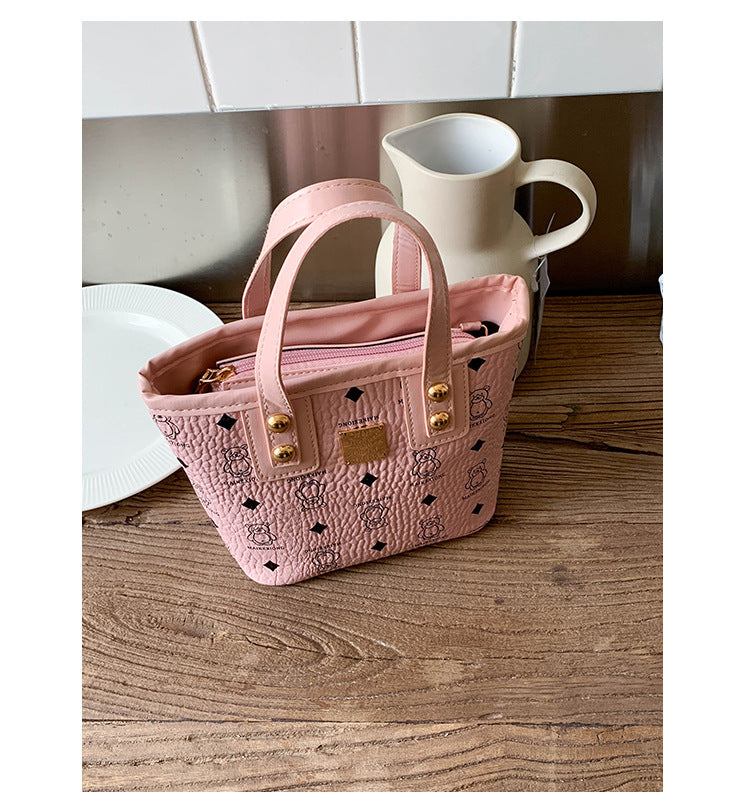 Large Capacity Stylish Versatile Korean Version ins Women's Bag2025New fashionable and high-end one-shoulder tote bag