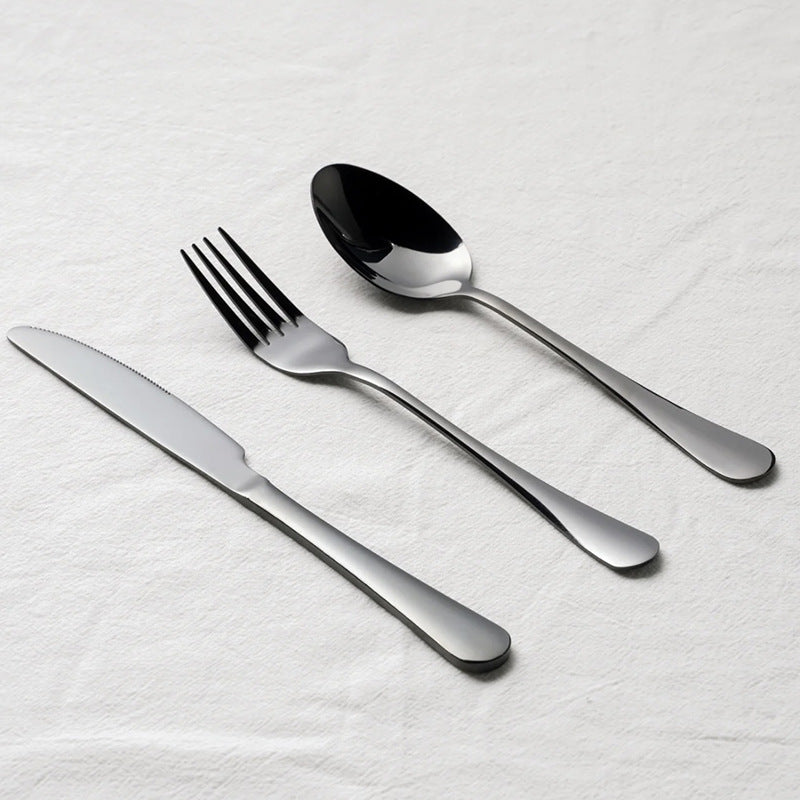 Tableware set Stainless Steel Tableware Set8Set of Cutlery, Fork, and Spoon for One Person48Set of Steak Knives in Color Box