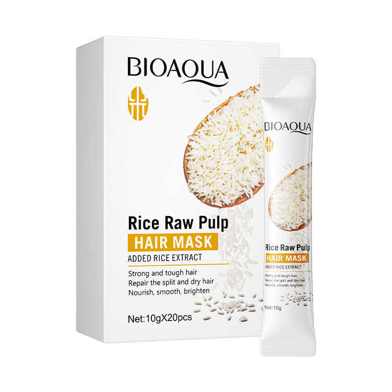 Full English Rice Skincare Set BIOAOUA Rice Puree Series Six-Piece Set Box Cross-Border Wholesale