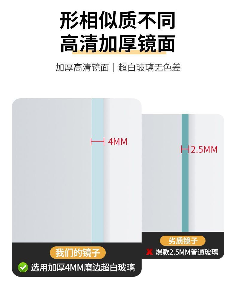 High-Value Cloud Makeup Mirror Desktop LED Desktop Bedroom with Light Internet Celebrity Dressing Mirror Dressing Table Internet Celebrity Mirror