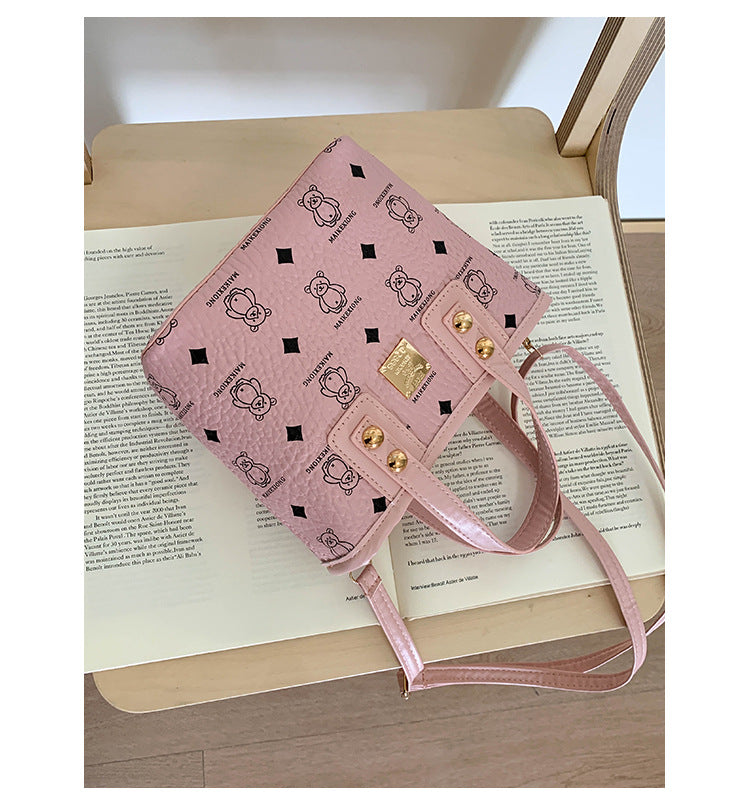 Large Capacity Stylish Versatile Korean Version ins Women's Bag2025New fashionable and high-end one-shoulder tote bag
