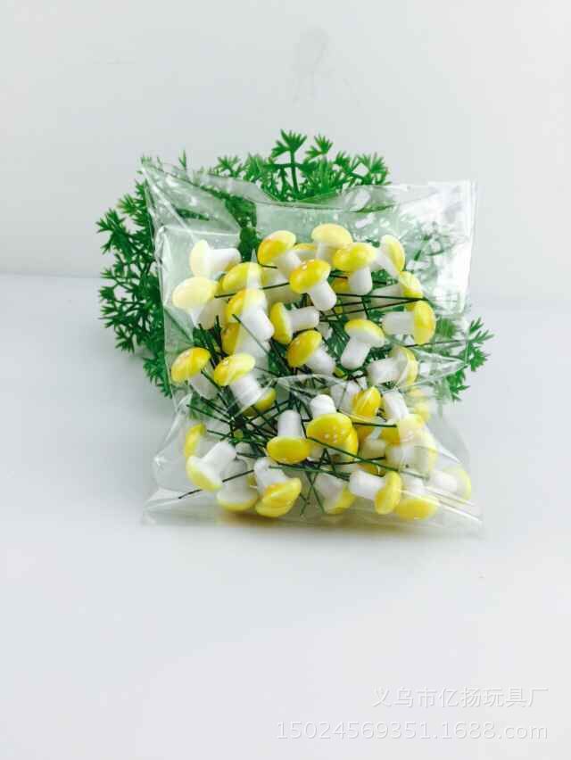 Simulation Plant 60A pack of colorful small mushrooms Special Offer Foam Mushroom Micro Landscape Potted Plant Accessories Ornaments