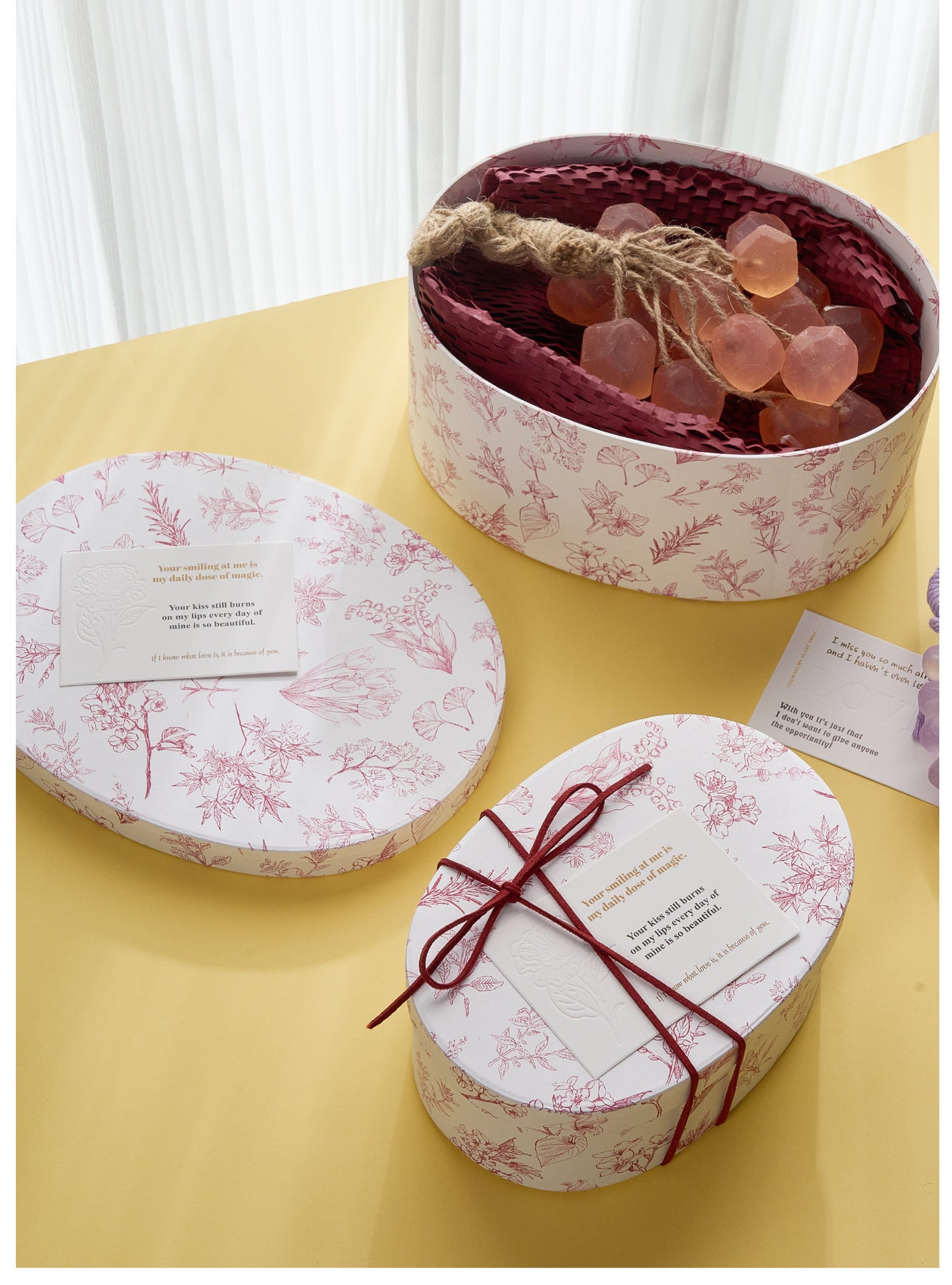 Handmade Soap Gift Box Grape Handmade Soap Gift Box Teacher's Day Gift Box Grape Scented Soap Gift Box Kraft Paper Box