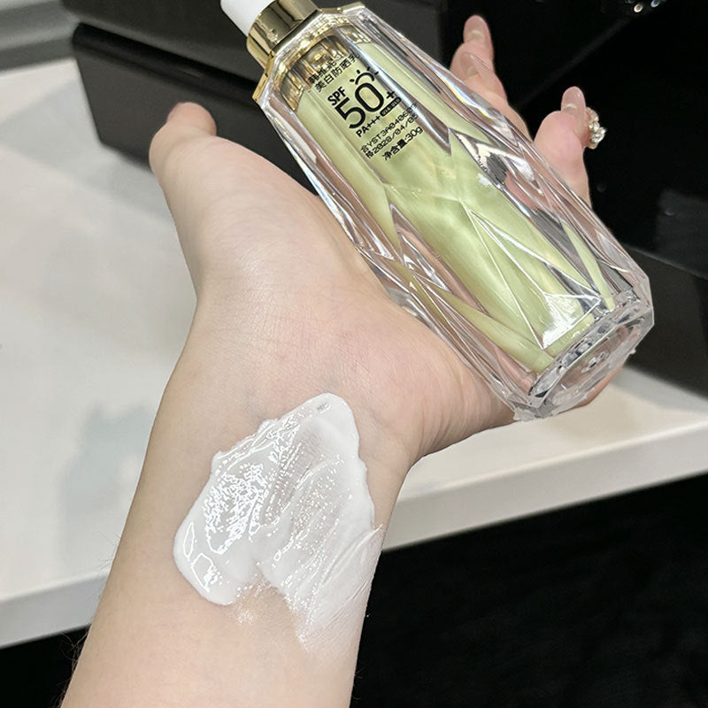 Han Weini Whitening Sunscreen Lotion SPF50Isolating, translucent, smooth, moisturizing, non-greasy, refreshing, long-lasting UV protection