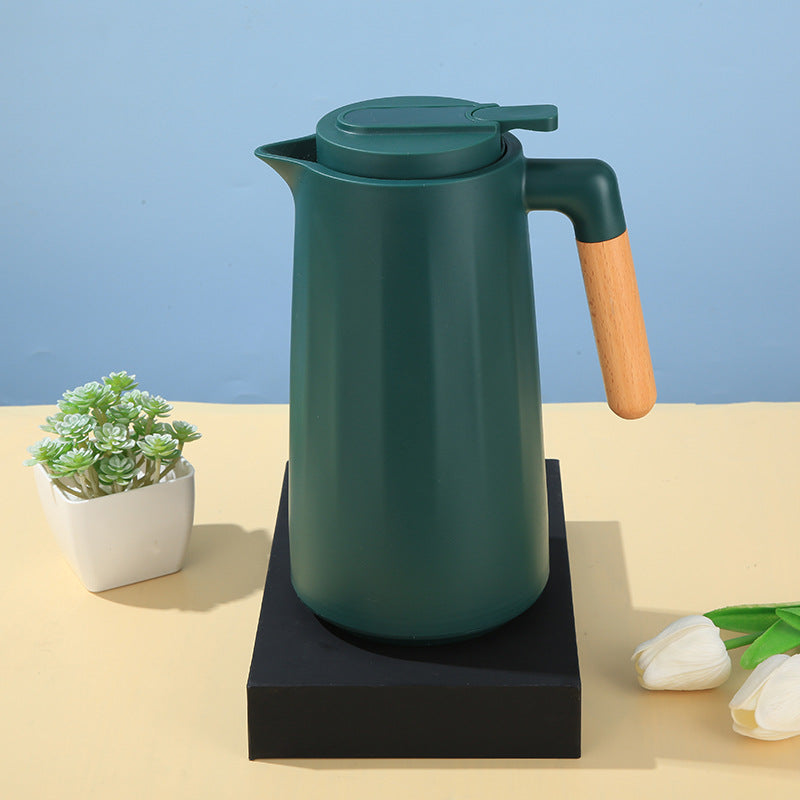 Cross-Border Insulated Kettle Household Glass Inner Liner Warm Kettle Simple Office Coffee Large Capacity Hot Water Kettle Insulated Water Kettle