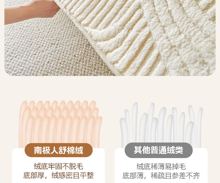 cream-style autumn and winter plush sofa Non-Slip Sofa Cover