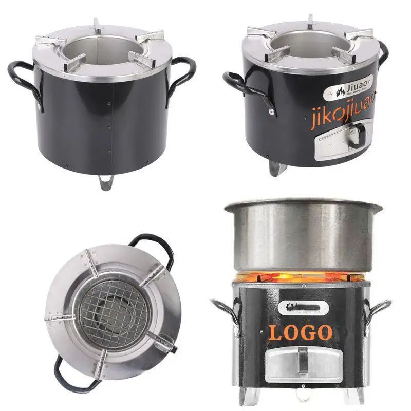 Stainless Steel Household Firewood Stove Firewood Stove Multifunctional African Stove cook stove Outdoor Camping Wood Stove