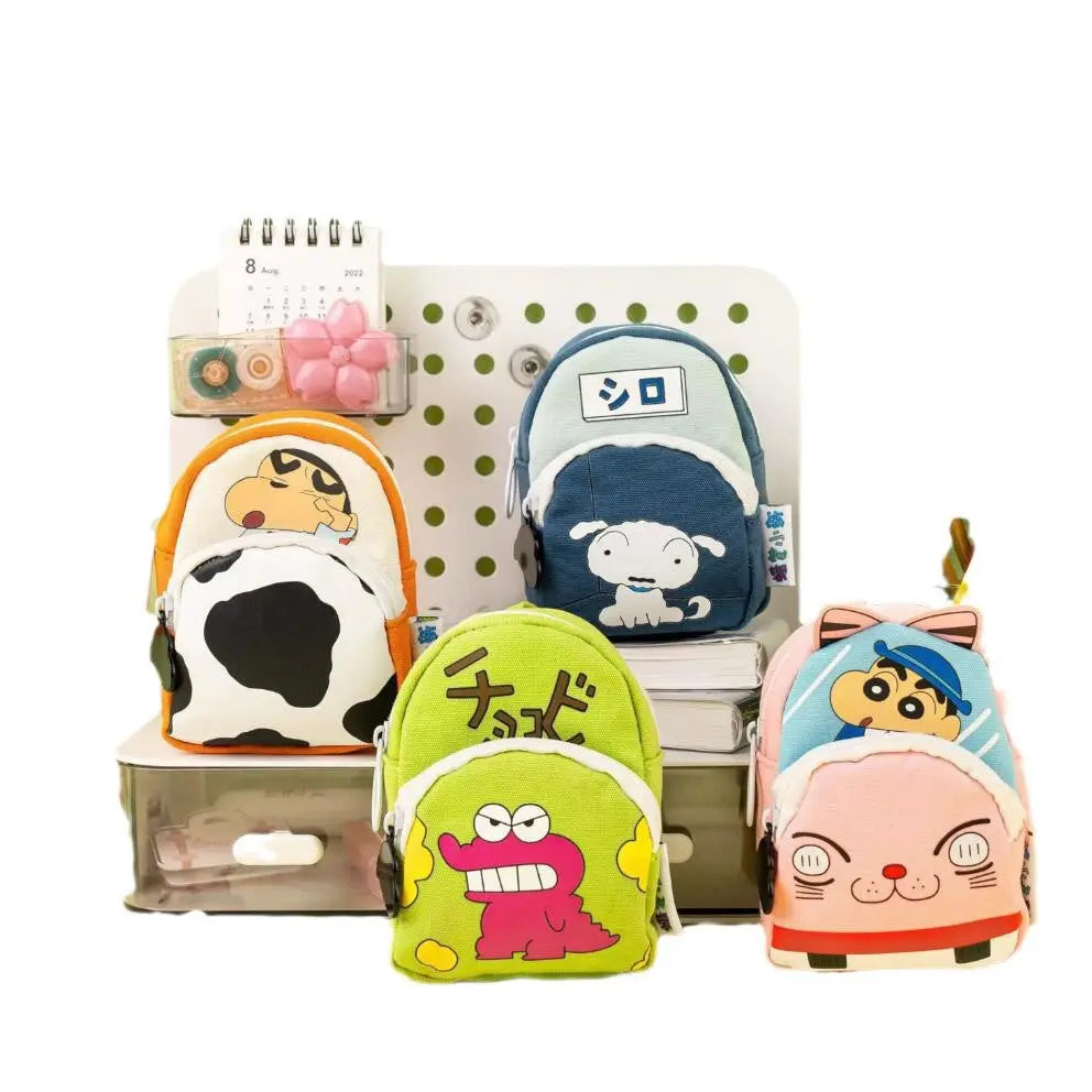 Genuine Crayon Xiaoxin mini Pencil Bag Stationery Bag Cartoon Creative Student Storage Bag Canvas Coin Purse Cute http://detail.1688.com/offer/967469985091.html