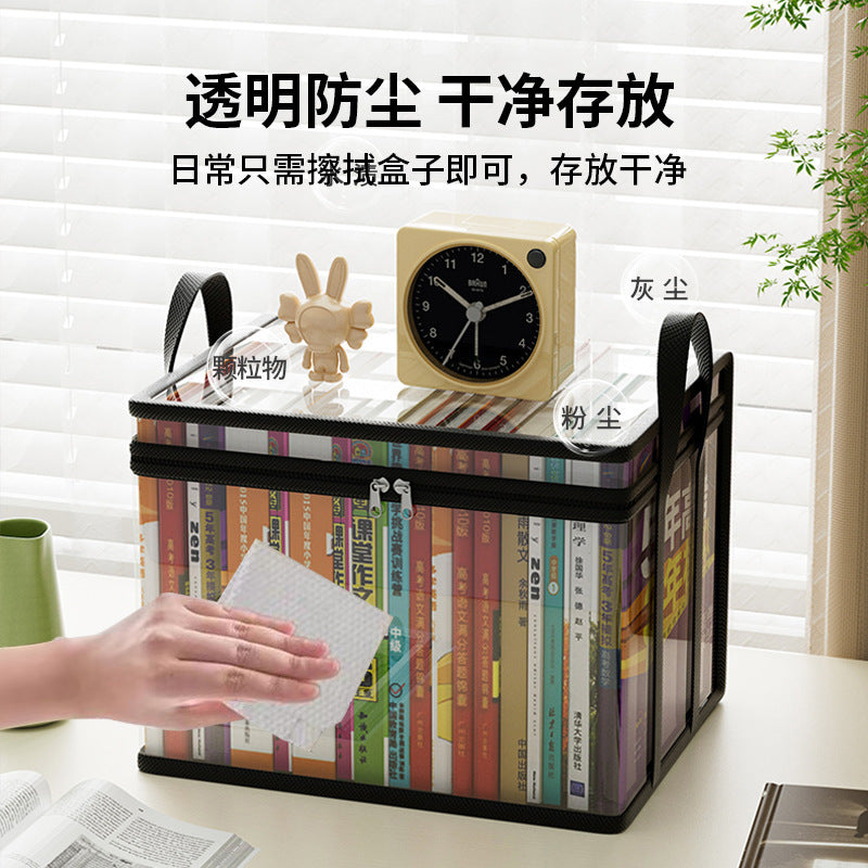 Manufacturer Direct Transparent Dustproof Book Bag Home Large Capacity Textbook Storage Bag Back-to-School Season Book Bag Transparent Dustproof http://detail.1688.com/offer/962604490167.html