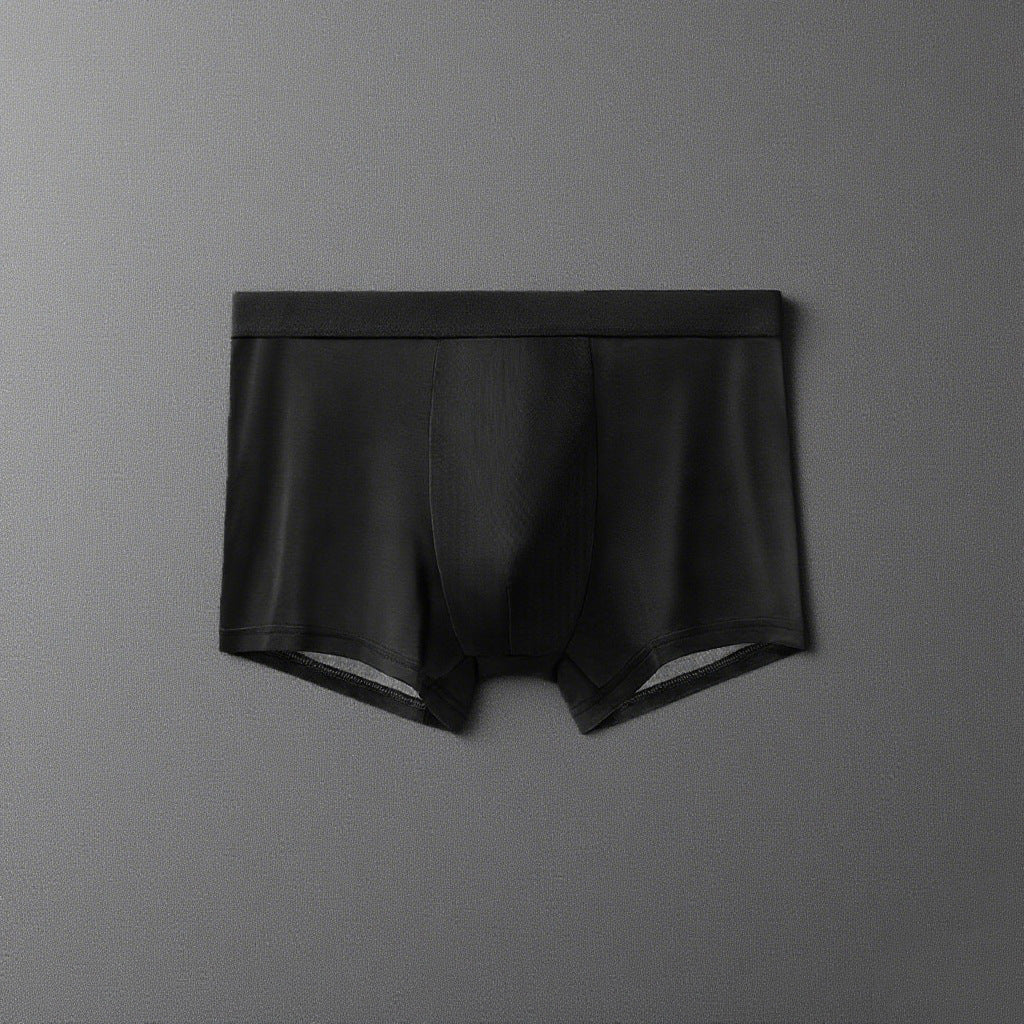 Hot-Selling Men's Ice Silk Underwear Summer Graphene Antibacterial Underwear Men's Knitted Breathable Boxer Briefs Wholesale http://detail.1688.com/offer/706012866736.html