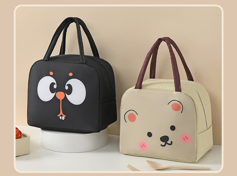 Lunch Box Handbag Bento Bag Insulated Bag Office Worker Lunch Bag Primary School Clothes Lunch Bag Pinny Rice Bag