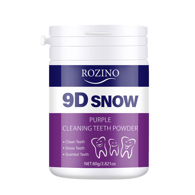 Exclusive for cross-border80g Tooth Powder Freshens Breath Removes Yellow Stains Removes Smoke Stains Removes Bad Breath Gentle Gum Care Tooth Powder Toothpaste