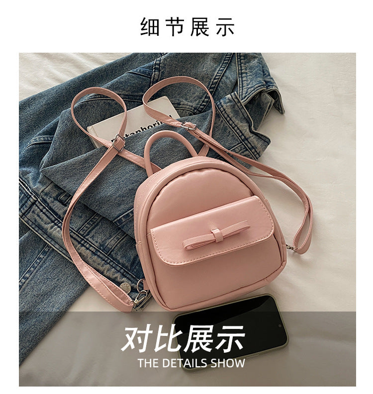 Simple Double Shoulder Small Bag for Women Spring Summer2025New Single Shoulder Crossbody Bag Korean Style Women's Fashion Handheld Small Square Bag