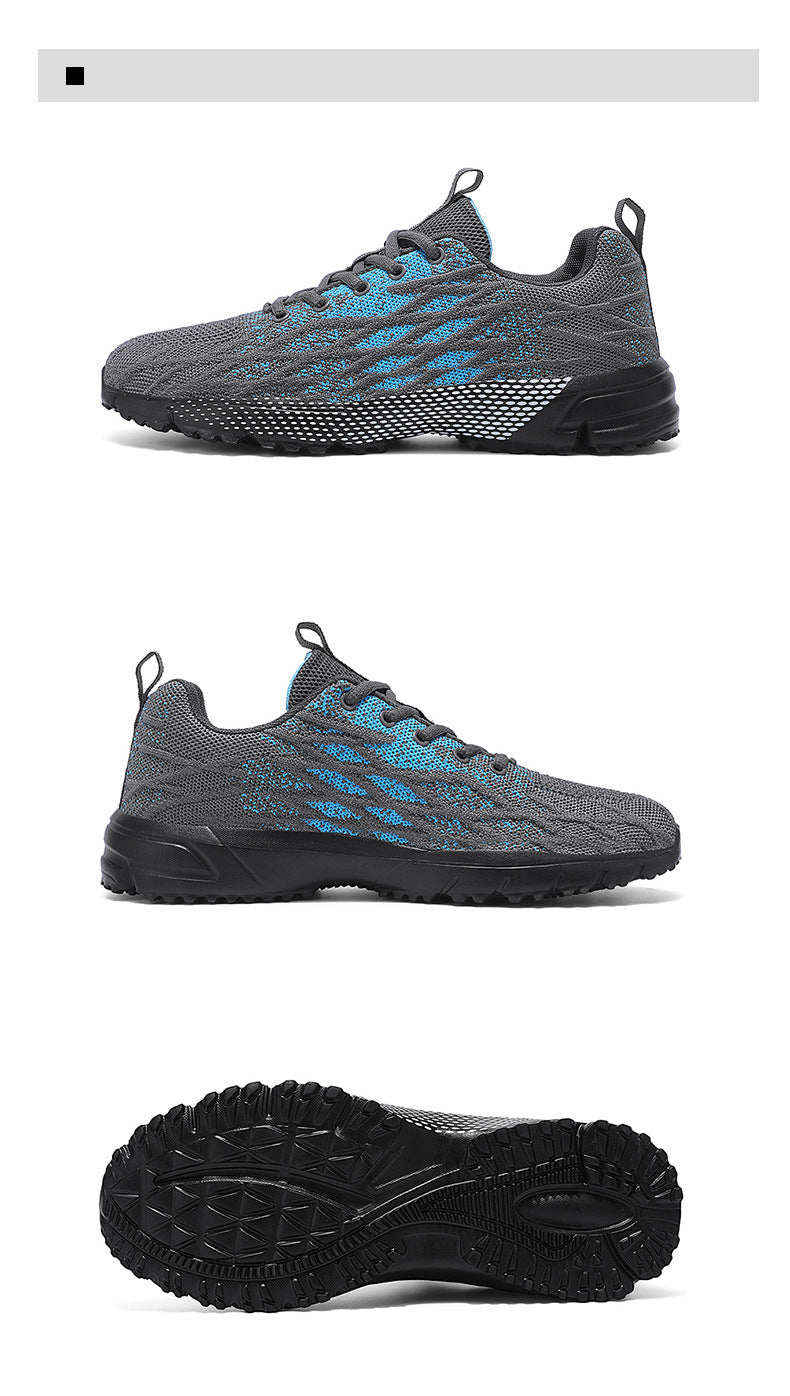 Men's New Low-Top Mesh Shoes Lightweight Comfortable Cushioned Sneakers Outdoor Fashion Versatile Casual Men's Shoes
