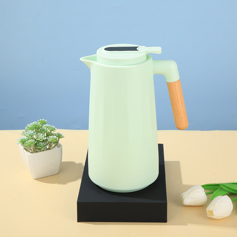 Cross-Border Insulated Kettle Household Glass Inner Liner Warm Kettle Simple Office Coffee Large Capacity Hot Water Kettle Insulated Water Kettle
